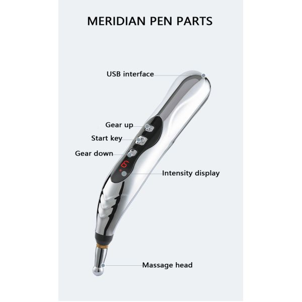 тип USB ручки терапией массажа акупунктуры цифрового меридиана электрический электрический