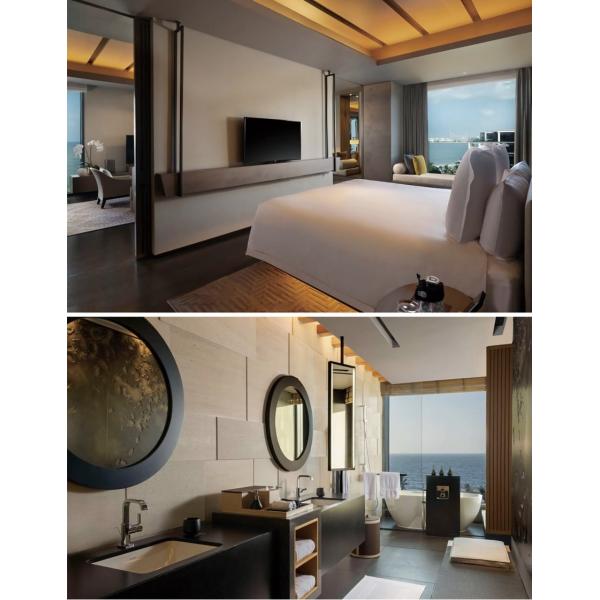 Laminated HPL PVC Bedroom Flat Pack Furniture Bedroom Sets ODM