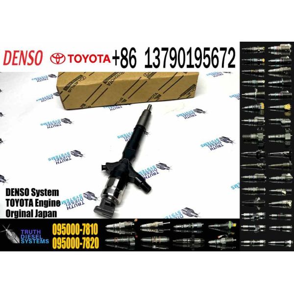 095000-7810 23670-30290 Diesel Common Rail Injection Valve Part Number DCRI107820