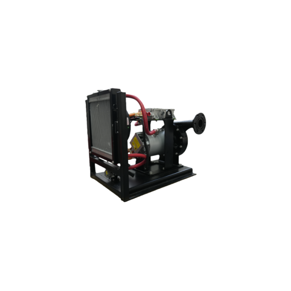 Integrated Water Pump Module with 30kW PMSM Motor, 50 m³/h Flow Rate, and IP67 Protection for Municipal Vehicles