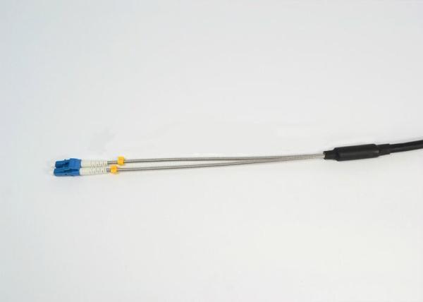 Low Insertion Loss MPO MTP Patch Cord LC Armored 7.0mm 4.8mm Cable Jacket