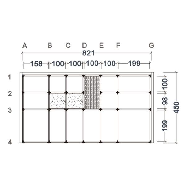 Aluminum Alloy Divider Box , Furniture Replacement Parts