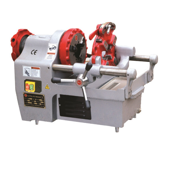 STT50A 2-in-1 Bolt Pipe Threading Machine 1/2-2 Inch M10-M33 750W 28RPM with Dual Die Heads BSPT Metric for Plumbing
