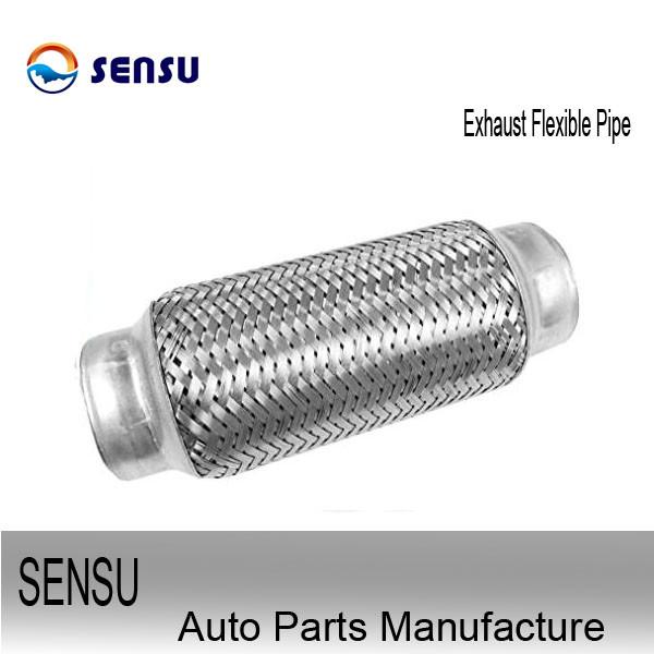51mm*200mm Stainless Steel Exhaust Flex Pipe With Interlock Liner