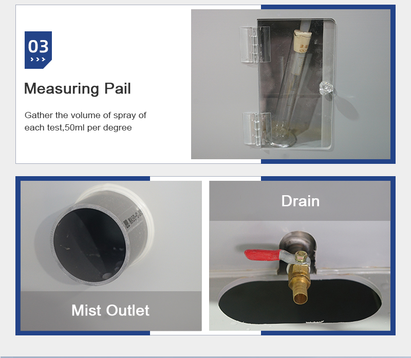 Камера коррозийного испытания брызга соли брызга соли, испытательное оборудование тумана соли 108L/270L