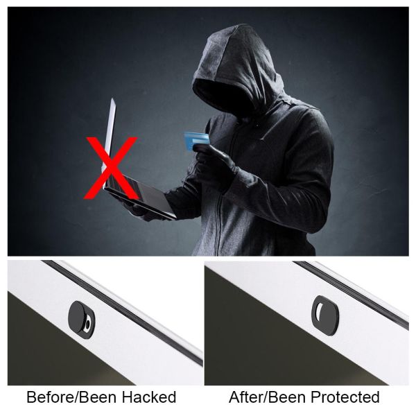 Patented Protect Privacy Plastic Webcam Cover With Cam Blocker Logo