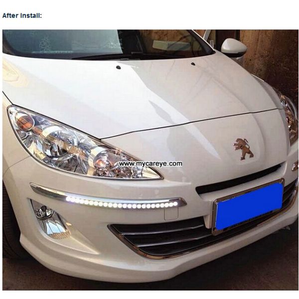 Peugeot 408 DRL LED Daytime Running Light car daylight wholesale company