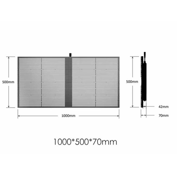 P3.81 - на открытом воздухе экрана сетки СИД 7.82mm Frameless прозрачное для стеклянного окна