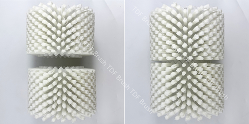 Custom Zig-Zag Modular Roller Brush - Partial Replacement & Nylon Bristles