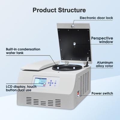 High Speed Refrigerated Centrifuge Machine 1-99min Timing Range for Blood Separation and Medical Research