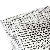 feuille ronde d'acier inoxydable du trou 201 304 perforée pour la construction d'industrie