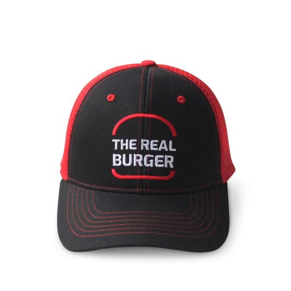 Custom Logo 6 Panel Trucker Cap Mesh Back Curved Brim SGS Approved