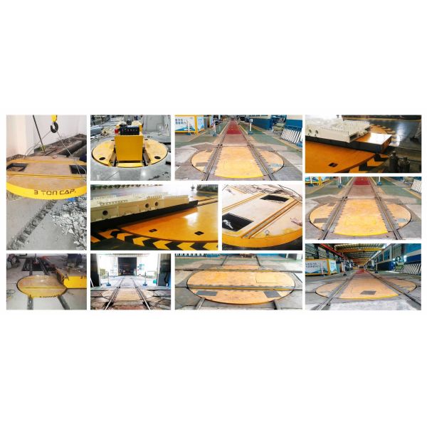 Automatic Control Battery Powered Industrial Turnplate For Conveyor System