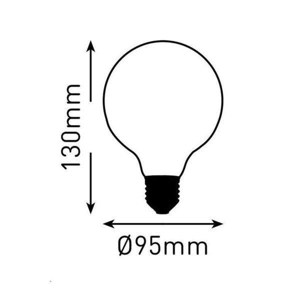 Dimmable A60 LED Filament Bulb 9W LED Lamp Bulb for Long-Lasting and Versatile Decoration