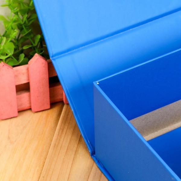 Flap Closure Rigid Gift Packaging Box Book Shaped With Handle Clothing Shoes