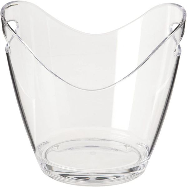 8L LED Acrylic Plastic Ice Bucket Modern Design Style for Party Bar Buckets Tongs Type