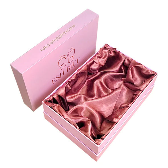 Envases de papel de cartón de lujo de dos piezas con tapa extraíble Cajas de regalo rígidas Logotipo personalizado