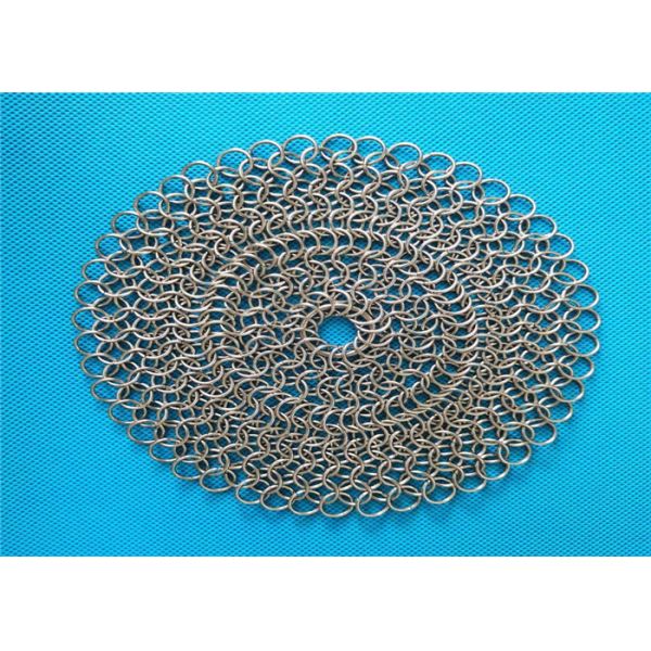 1.2MM Chainmail Scrubbers Cleaning Cast Iron Skillet Effortless