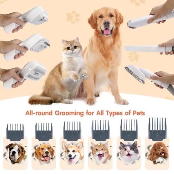 Newest Pet Grooming Trimmer and Cleaning Tool with Vacuum 2.5L Dust Bag ≥3Kg Net Weight