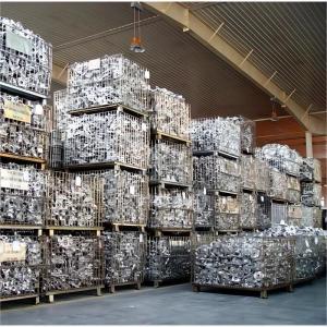 Stackable Welding Steel Wire Mesh Container with Forklift Pocket Easy to