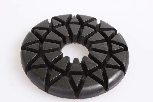 3 Inch Metal Chip Concrete Floor Polishing Pads Grit 50 In Round Shaped