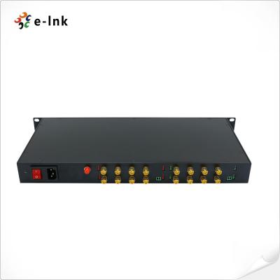 Fibra HD SDI ao transceptor video da fibra ótica do conversor 16-Channels dos ethernet