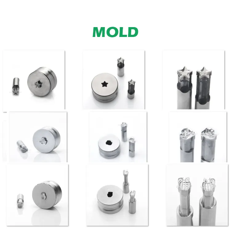 Части прессформы полуавтоматической прессы таблетки штемпеля умирают логотипы 5Кв 3700кс700кс1700