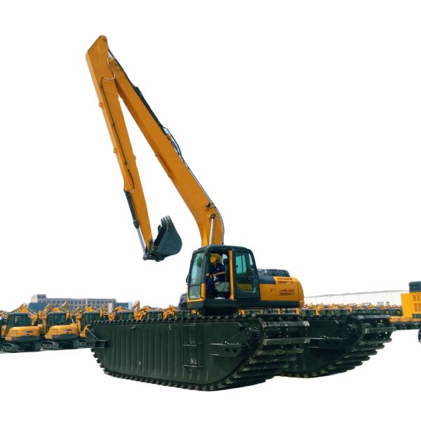 River Dredging Amphibious Dredger Multifunctional 9*4*3.5 Dimension