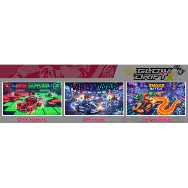 Lightweight Drift Go Kart Simulator with Optical Positioning Technology and 100kg Load Capacity for Arcade Game Machine