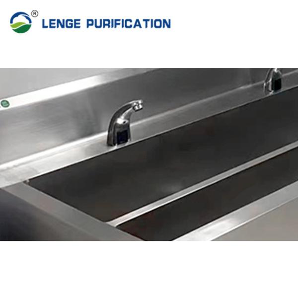 1200 X 600 X 800 Stainless Wash Basin Brushed Polish With 4 Taps