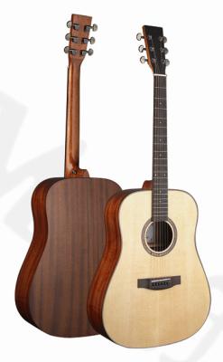 41inch Good quality Spruce solidwood acoustic guitar matt color wholesale AG55