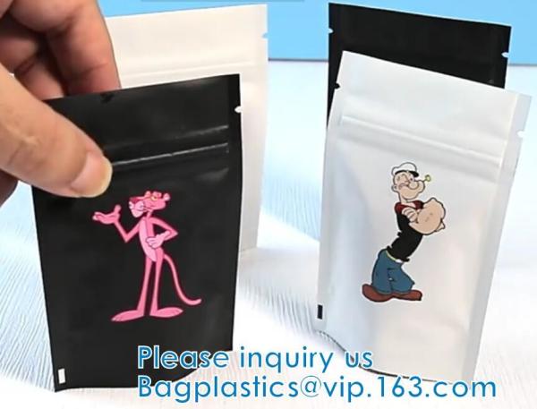 Toy Mylar Pack Bags, Pacifier Package, Flat Bottom, Euro Hanging Hole, toy pouch, stand up zipper
