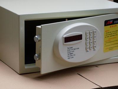 Single Door Wd31 High Security Digital Hotel Safe with Lock Appearance of Depth 301-400mm