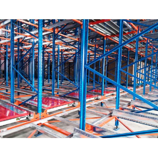 Four-Way Shuttle Pallet ASRS Room Temperature Warehouse Automatic Storage and Retrieval System Radio Shuttle Racking