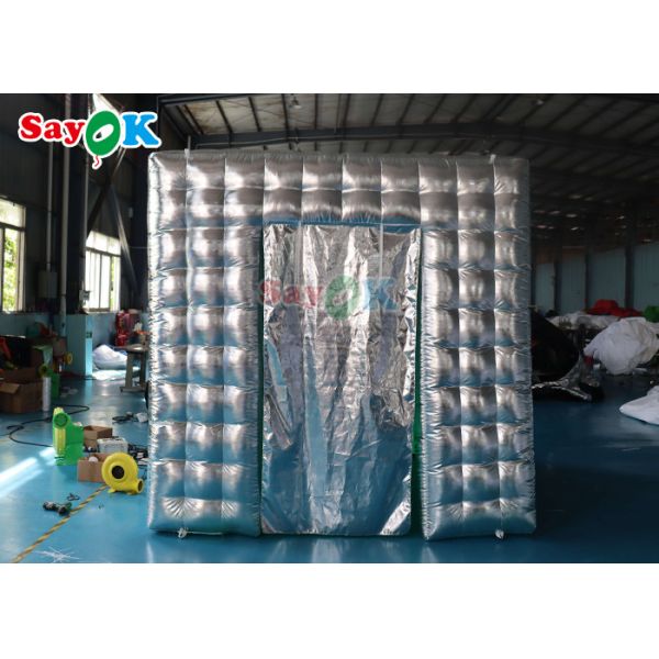 Outdoor Nightclub Inflatable Light Party Cube Tent Photo Booth Advertising Custom