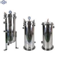 Casque de filtre pour sac de traitement de l'eau en acier inoxydable en acier au carbone