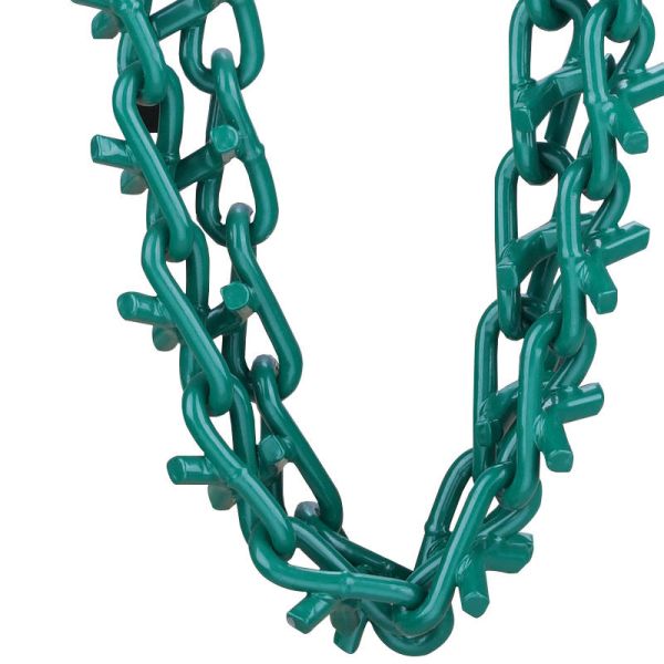 twist link chain with V bars custom steel link chains alloy steel chain for tree