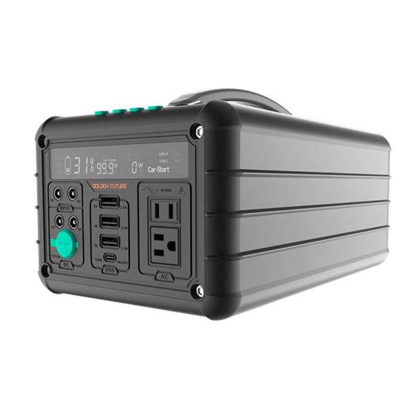 Automotive Grade 600w Portable Power Station AC DC Solar Generator Outdoor Power Bank 110V
