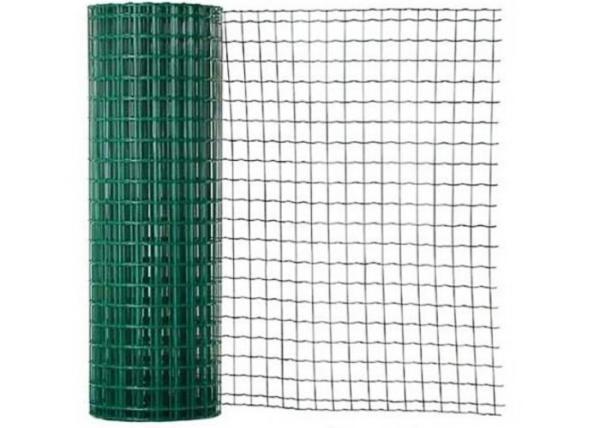 3 Fts Green PVC Coated Wire Mesh Roll UV Resistant Anti-Aging Acid and Alkali Resistant Garden Fence
