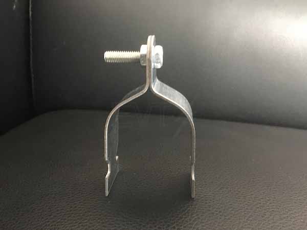 RC Clamp Galvanized GI Steel Conduit Strut Clamp / Conduit Clip Fit 35mm * 19mm Unistrut