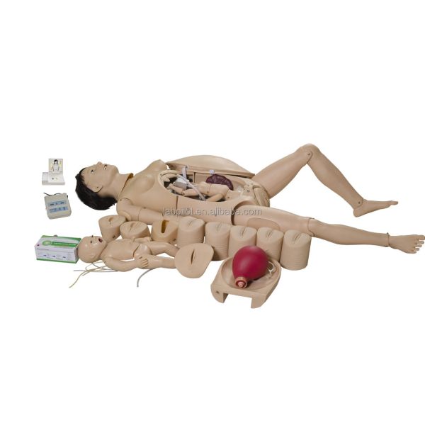 Childbirth Training Manikin for Realistic Maternal and Neonatal Emergency Simulations