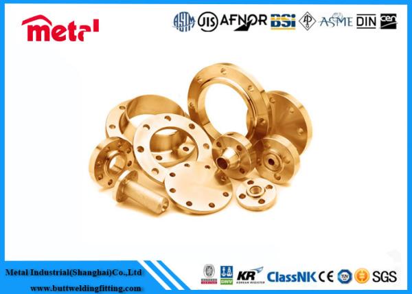 Flange colorida da tubulação do cobre da liga, flange de cobre do assoalho para escudos do cambista