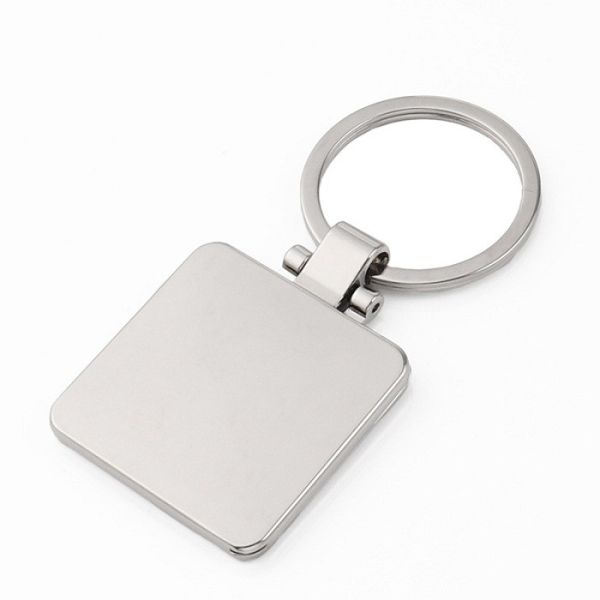Sublimation Metal Photo Frame Keychain Keyring Picture Frame