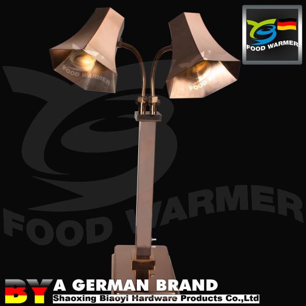 Stainless Steel Heat Lamp Food Warmer Easy Cleaning Even Heat Dissipation