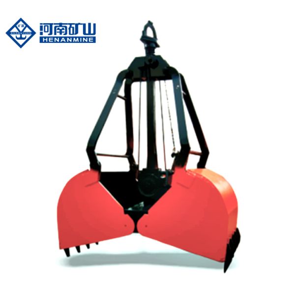 Rotating Hydraulic Grabs For Excavators , Saw Forest Excavator Rock Grab