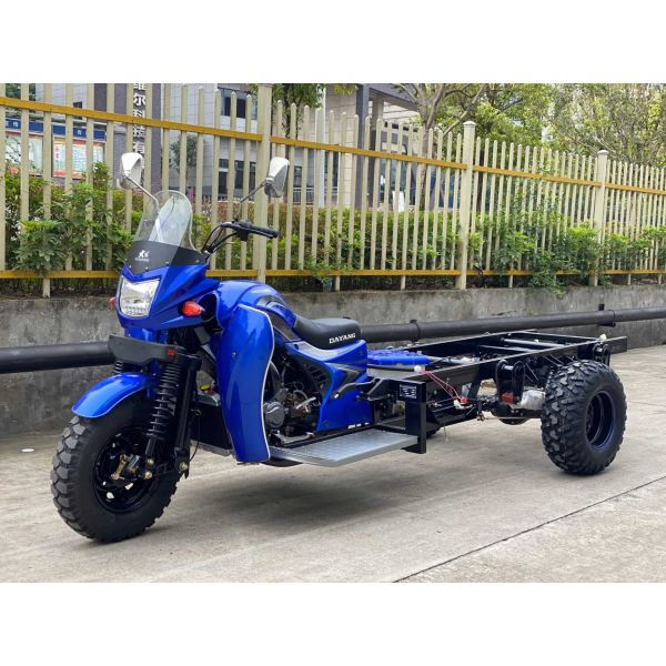 300cc Water Cooled Petrol Three Wheels Cargo Tricycle with Customized Body Frame