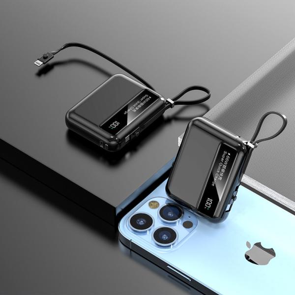 66W 20W 10000mAh Portable Mini Power Bank for Fast Charging Mobile Phones