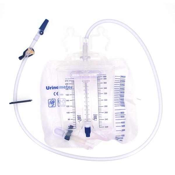 Kidney Wound Gastric Nephrostomy Tube Catheter Drainage Bag