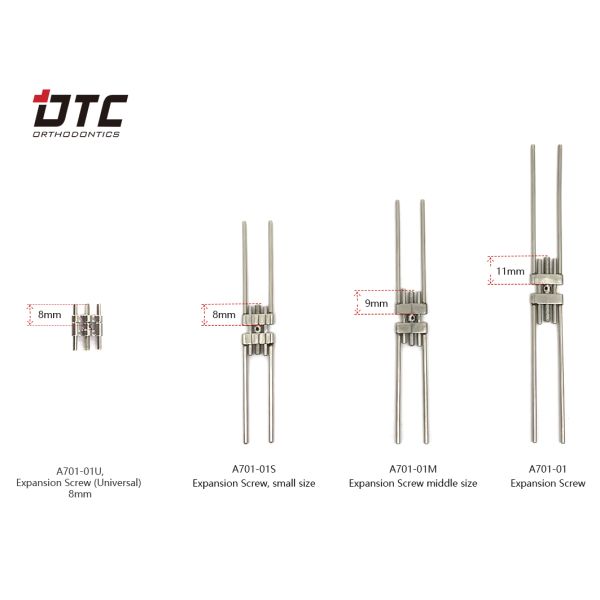 CE Certified Dental Expansion Screw for Orthodontic and Medical Treatment by DTC