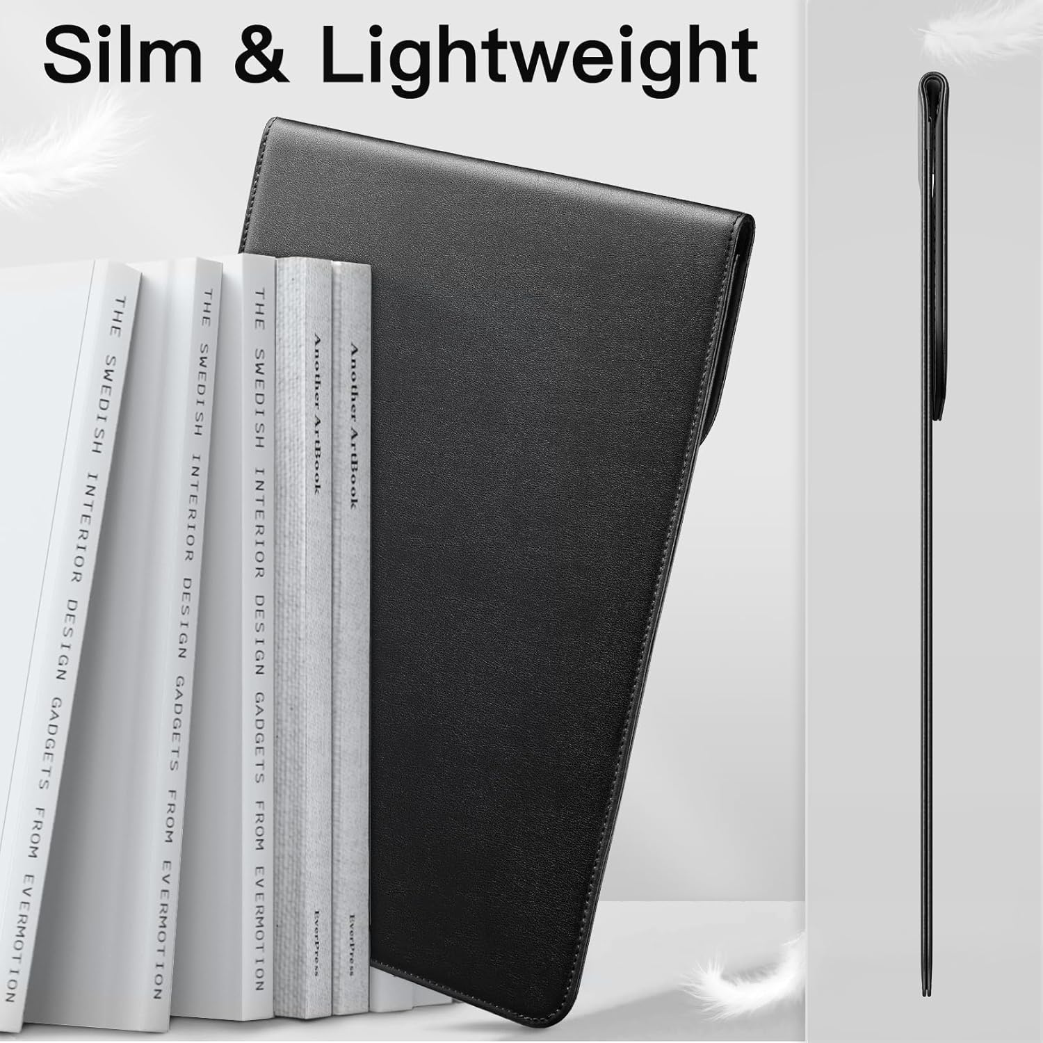 Wholesale 13 Inch Laptop Sleeve Large Faux Suede Neoprene PU Leather Case Durable Simple Style Small Accessory Case Wholesale OEM/ODM/Private Label